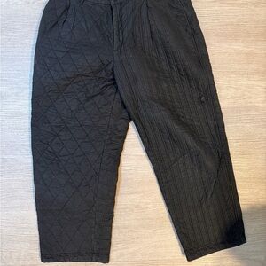 Kith Black Quilted Joggers